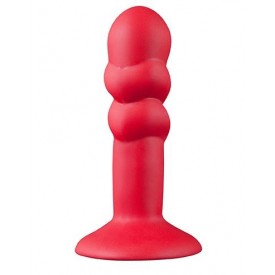 Красная анальная пробка SHOVE UP 5INCH SILICONE BUTT PLUG RED - 12,7 см.